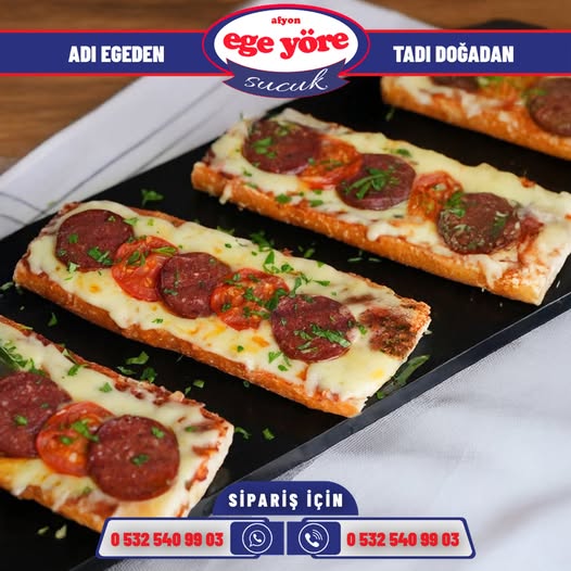 Afyon'dan Ege Lezzeti: Ev Yapımı Sucuklu Ekmek Keyfi Kapınıza Gelen Lezzet