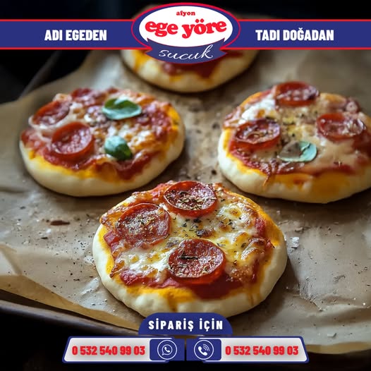 Afyon Ege Yöre Sucukları ile Evde Pizza Keyfi: Doğal Lezzet ve Hızlı Teslimat Afyon Ege Yöre Sucukları ile Evde Pizza Keyfi: Doğal Lezzet ve Hızlı Teslimat