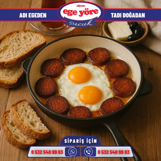 Afyon Ege Yöre Sucukları ile Kahvaltılarınıza Lezzet Katın Afyon Ege Yöre Sucukları ile Kahvaltılarınıza Lezzet Katın