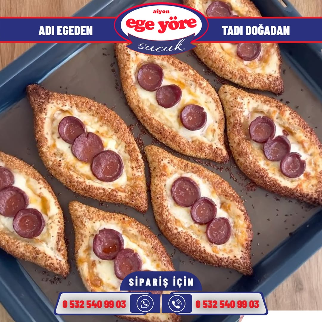 Afyon Ege Yöre Sucukları ile Geleneksel Lezzetin Keyfi: Sucuklu Pide ile Sofralarınıza Lezzet Katın
