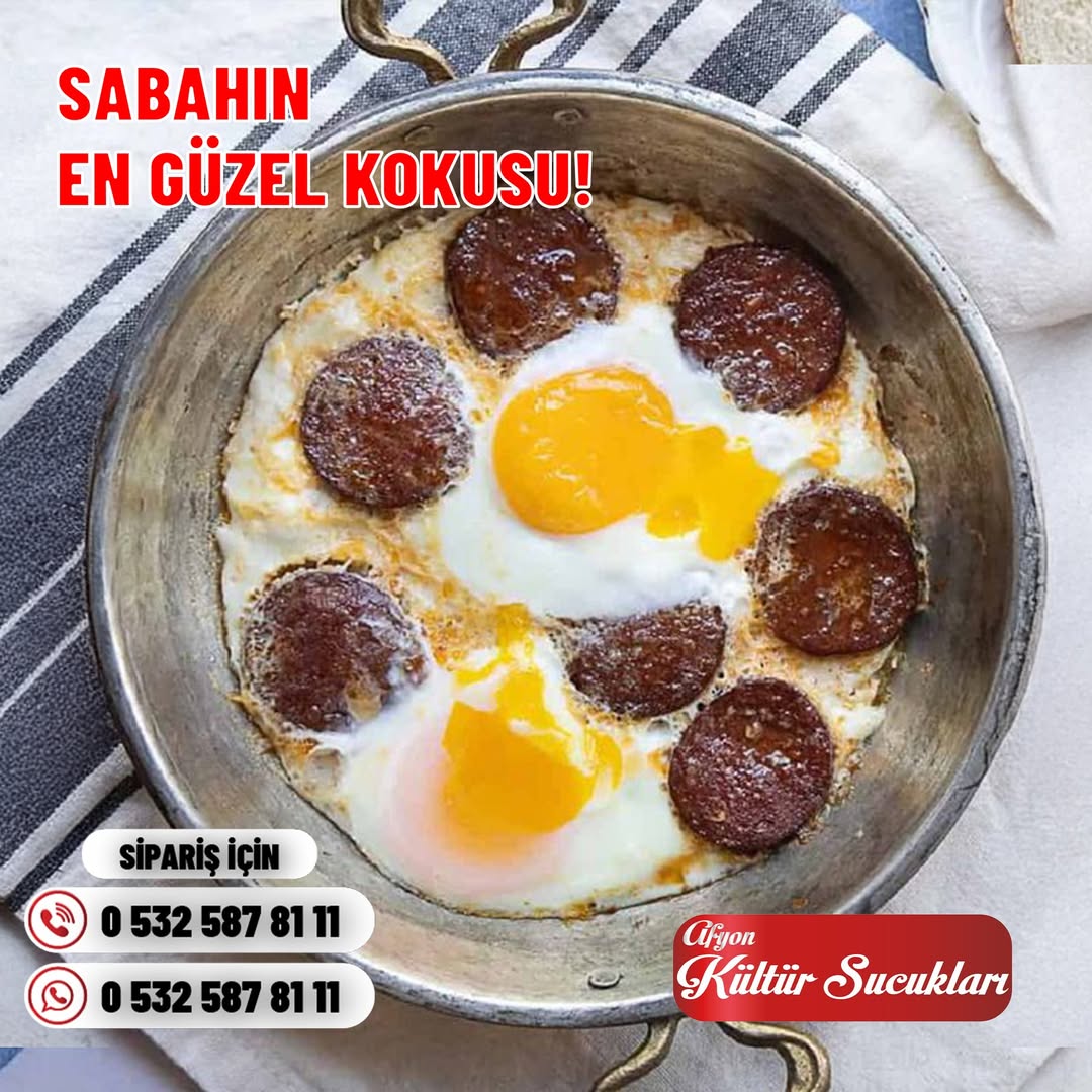 Afyon Kültür Sucukları ile Kahvaltı Sofralarına Lezzet Katılıyor