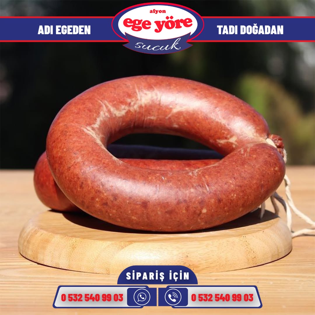 Afyon Ege Yöre Sucukları: Doğallık ve Lezzet Sofralarda Buluşuyor