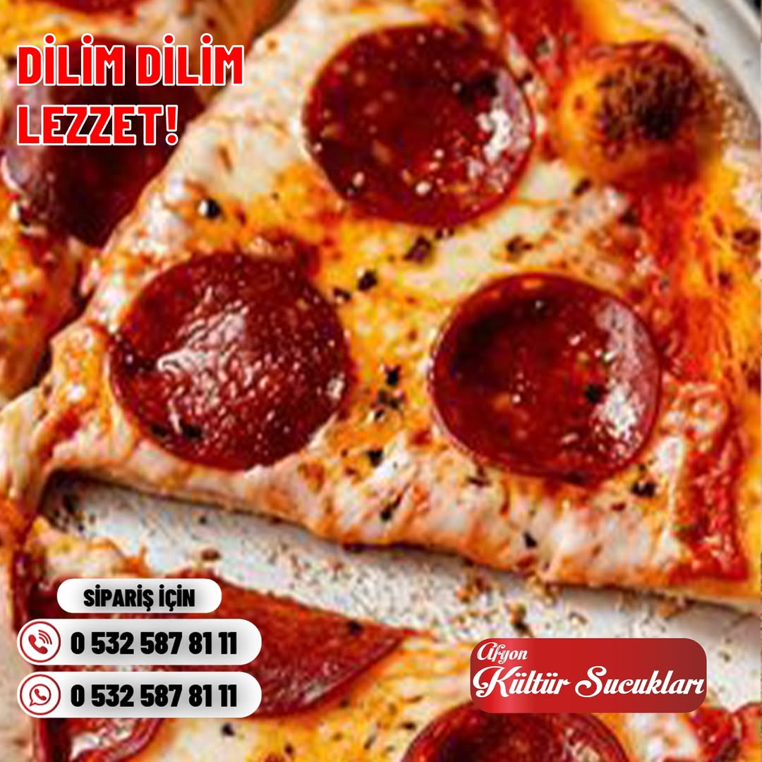 Afyon Kültür Sucukları, Özel Sucuklarıyla Pizzaya Lezzet Katıyor