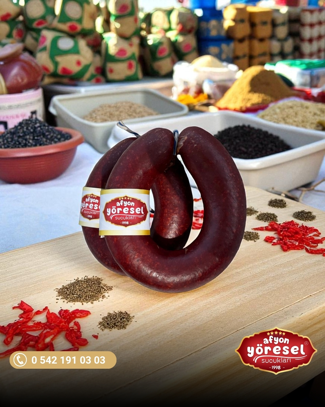 Afyon Yöresel Sucukları Kapıda Ödeme ve Ücretsiz Kargo İmkanıyla Satışta