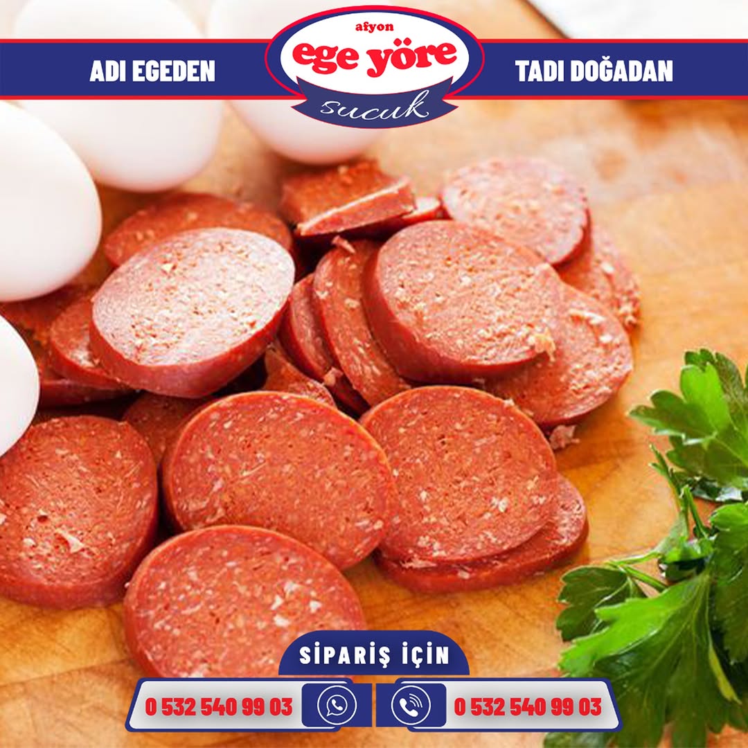 Afyon Ege Yöre Sucukları Geleneksel Lezzeti Sofralara Taşıyor