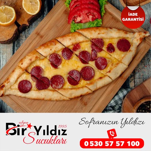 Afyon Bir Yıldız Sucukları ile Sucuklu Pide Keyfi
