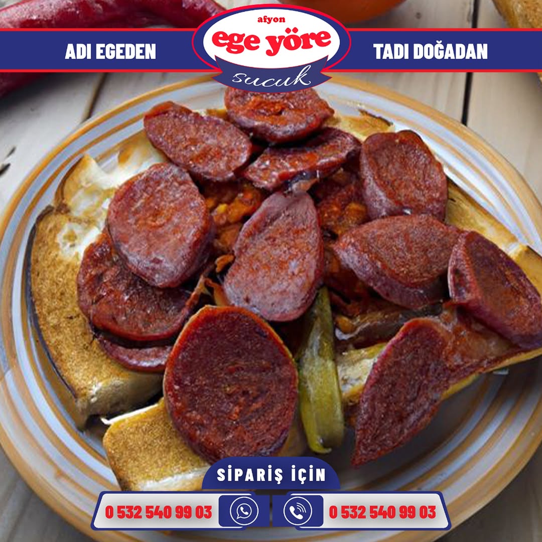 Afyon Ege Yöre Sucukları ile Sofralara Lezzet Şöleni