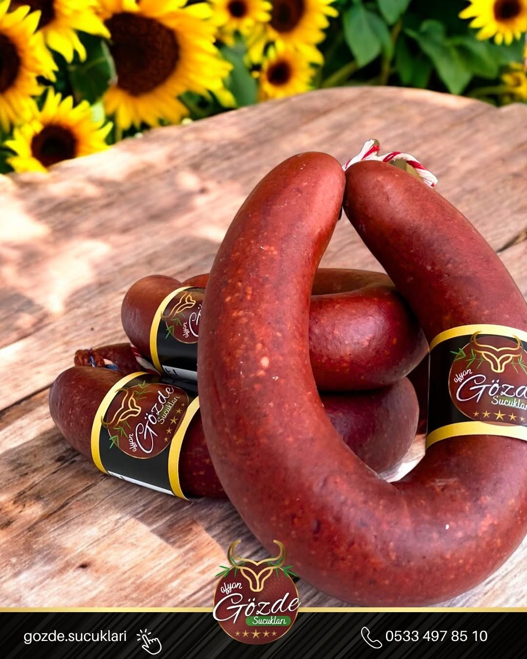 Afyon Gözde Sucukları, 100 Danadan Üretilen Hakiki Sucuk Sunuyor