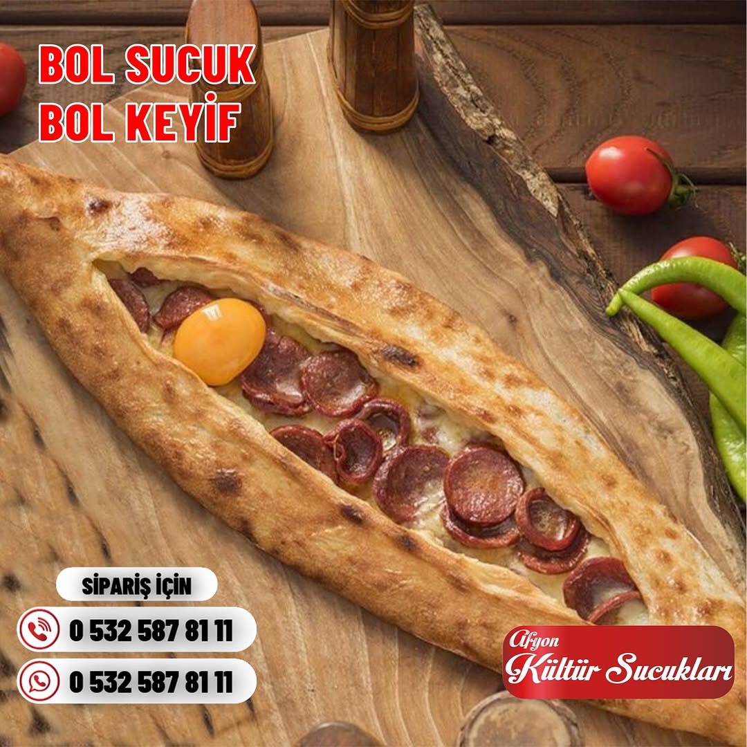 Afyon Kültür Sucukları ile Taş Fırında Unutulmaz Pide Keyfi