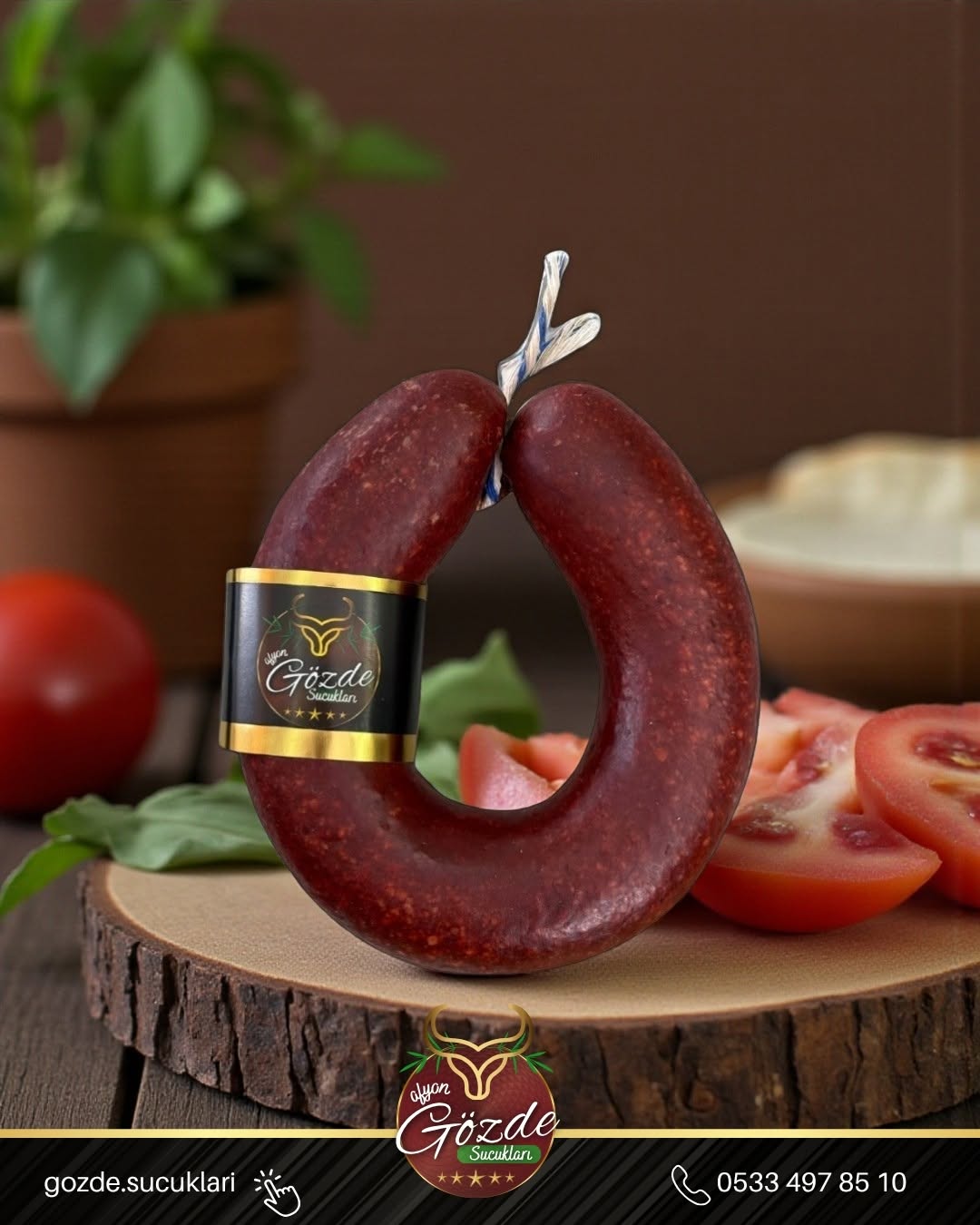 Afyon Gözde Sucukları, 100 Dana Etinden Üretilen Hakiki Sucuk ile Güvenli Alışveriş İmkanı Sunuyor